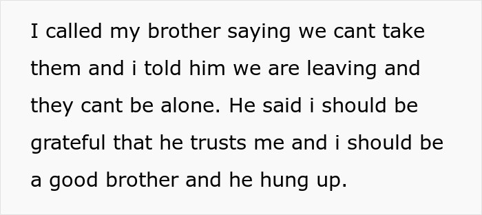 Dad Dumps His Kids On Bro’s Porch Without Warning, Learns “Family” Isn’t A Free Babysitting Service Dad Dumps His Kids On Bro’s Porch Without Warning, Learns “Family” Isn’t A Free Babysitting Service