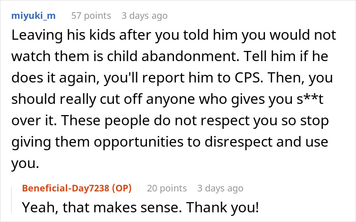 Dad Dumps His Kids On Bro’s Porch Without Warning, Learns “Family” Isn’t A Free Babysitting Service Dad Dumps His Kids On Bro’s Porch Without Warning, Learns “Family” Isn’t A Free Babysitting Service