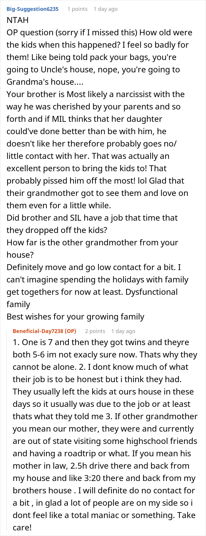 Dad Dumps His Kids On Bro’s Porch Without Warning, Learns “Family” Isn’t A Free Babysitting Service Dad Dumps His Kids On Bro’s Porch Without Warning, Learns “Family” Isn’t A Free Babysitting Service