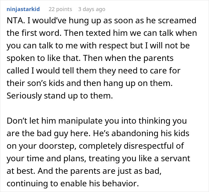 Dad Dumps His Kids On Bro’s Porch Without Warning, Learns “Family” Isn’t A Free Babysitting Service Dad Dumps His Kids On Bro’s Porch Without Warning, Learns “Family” Isn’t A Free Babysitting Service