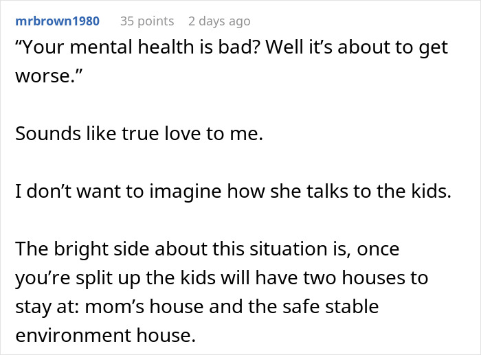 Wife Threatens To Drop Husband From Insurance Over His Vasectomy, He Considers Divorce Because Of It Wife Threatens To Drop Husband From Insurance Over His Vasectomy, He Considers Divorce Because Of It