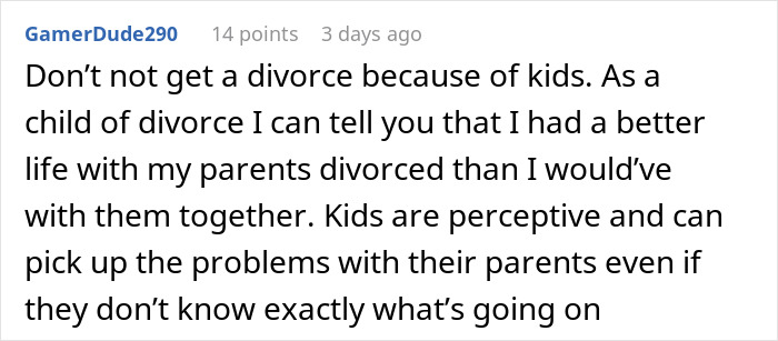 Wife Threatens To Drop Husband From Insurance Over His Vasectomy, He Considers Divorce Because Of It Wife Threatens To Drop Husband From Insurance Over His Vasectomy, He Considers Divorce Because Of It