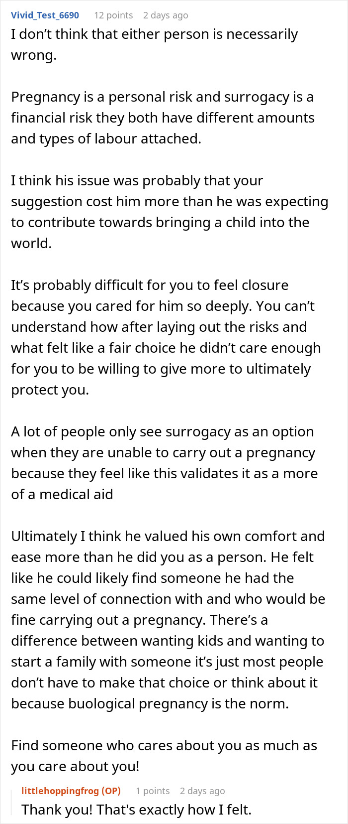 Man Can’t Stay With Partner Who Wants Kids But Isn’t Willing To Give Birth, She Is Appalled This Is An Issue Man Can’t Stay With Partner Who Wants Kids But Isn’t Willing To Give Birth, She Is Appalled This Is An Issue