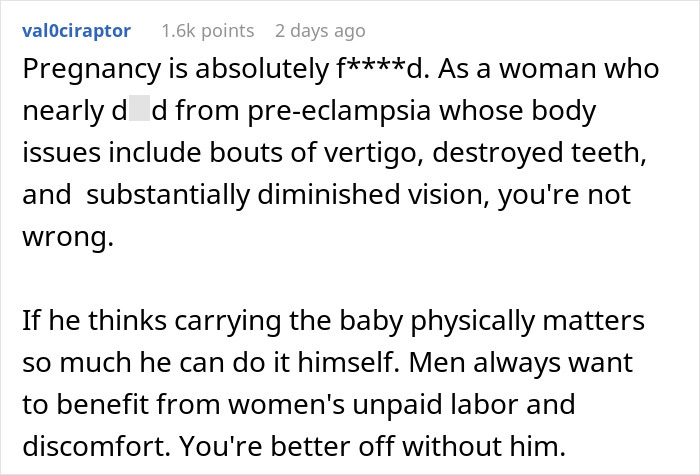 Man Can’t Stay With Partner Who Wants Kids But Isn’t Willing To Give Birth, She Is Appalled This Is An Issue Man Can’t Stay With Partner Who Wants Kids But Isn’t Willing To Give Birth, She Is Appalled This Is An Issue