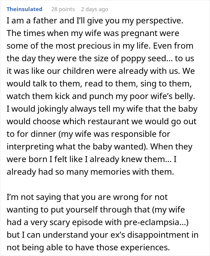 Man Can’t Stay With Partner Who Wants Kids But Isn’t Willing To Give Birth, She Is Appalled This Is An Issue Man Can’t Stay With Partner Who Wants Kids But Isn’t Willing To Give Birth, She Is Appalled This Is An Issue