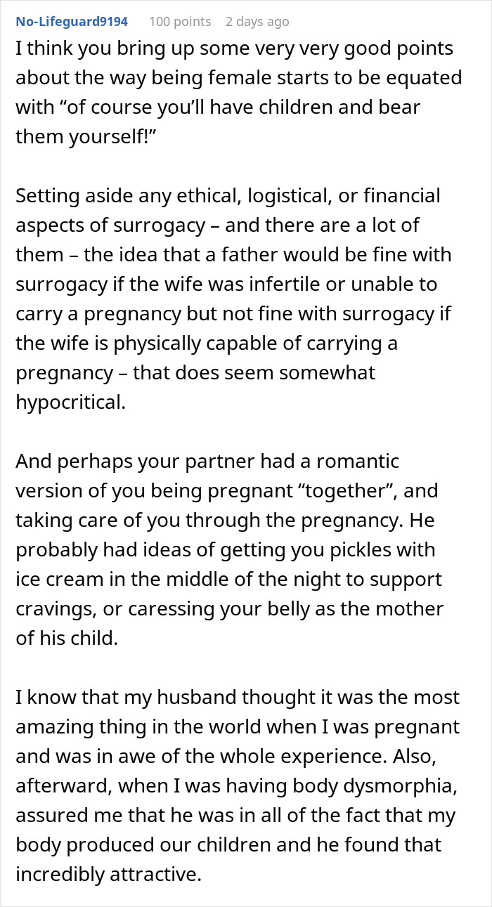 Man Can’t Stay With Partner Who Wants Kids But Isn’t Willing To Give Birth, She Is Appalled This Is An Issue Man Can’t Stay With Partner Who Wants Kids But Isn’t Willing To Give Birth, She Is Appalled This Is An Issue