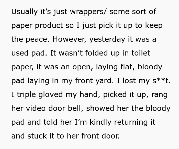 Woman Leaves A Nasty Surprise On Neighbors&rsquo; Door After They Refuse To Take Care Of Their Trash