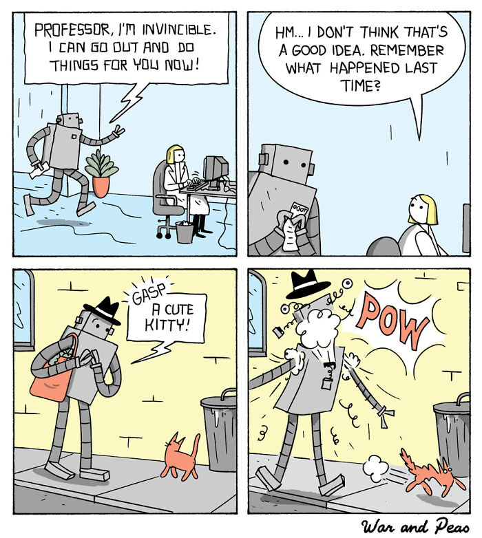 49 ‘War And Peas’ Dark Comics That Perfectly Capture Cats’ Love Of Mischief 49 ‘War And Peas’ Dark Comics That Perfectly Capture Cats’ Love Of Mischief