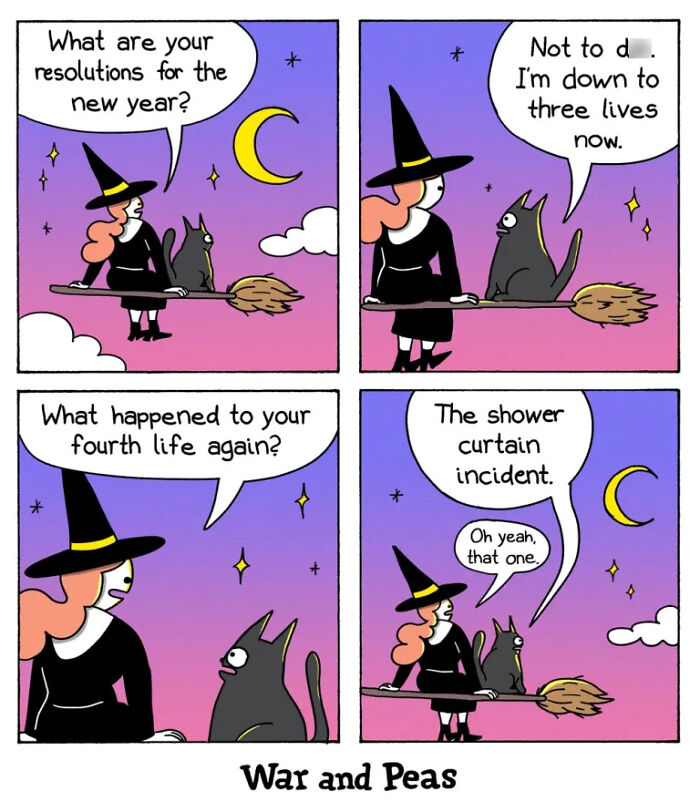 49 ‘War And Peas’ Dark Comics That Perfectly Capture Cats’ Love Of Mischief 49 ‘War And Peas’ Dark Comics That Perfectly Capture Cats’ Love Of Mischief