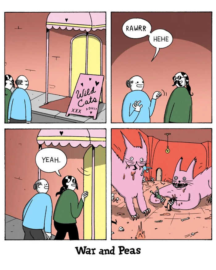 49 ‘War And Peas’ Dark Comics That Perfectly Capture Cats’ Love Of Mischief 49 ‘War And Peas’ Dark Comics That Perfectly Capture Cats’ Love Of Mischief