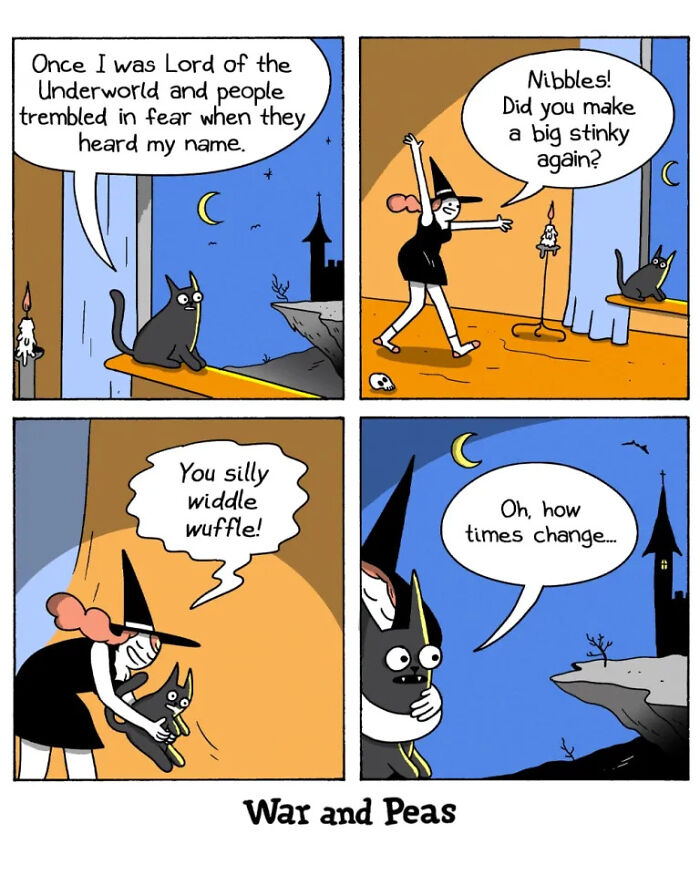 49 ‘War And Peas’ Dark Comics That Perfectly Capture Cats’ Love Of Mischief 49 ‘War And Peas’ Dark Comics That Perfectly Capture Cats’ Love Of Mischief