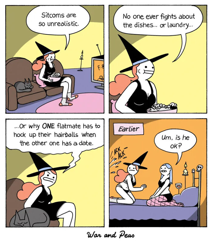 49 ‘War And Peas’ Dark Comics That Perfectly Capture Cats’ Love Of Mischief 49 ‘War And Peas’ Dark Comics That Perfectly Capture Cats’ Love Of Mischief