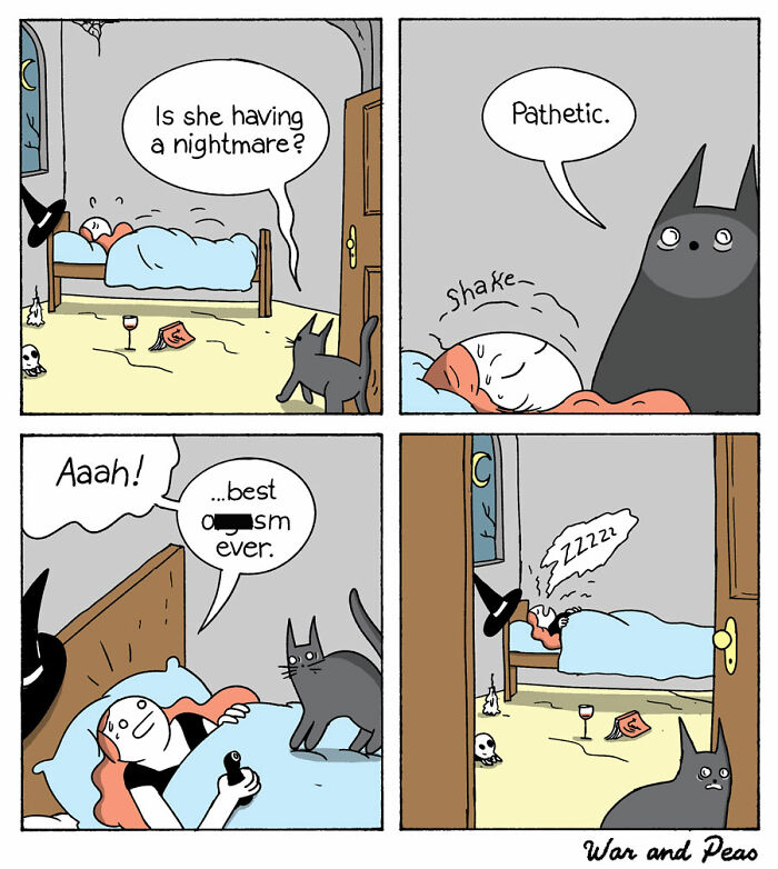 49 ‘War And Peas’ Dark Comics That Perfectly Capture Cats’ Love Of Mischief 49 ‘War And Peas’ Dark Comics That Perfectly Capture Cats’ Love Of Mischief