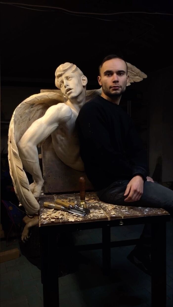 This Polish Artist Turns Blocks Of Wood Into Incredibly Lifelike Sculptures (30 Pics)