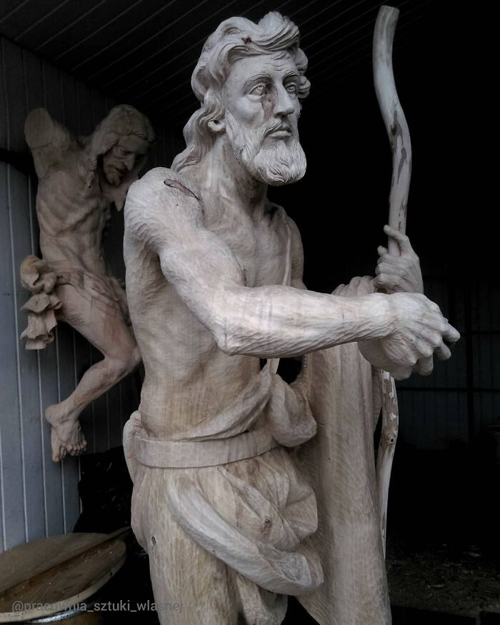 This Polish Artist Turns Blocks Of Wood Into Incredibly Lifelike Sculptures (30 Pics)