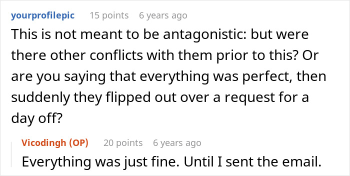 Employee Gets An Unexpected Response From Boss After Requesting A Day Off, Takes Her To Court Employee Gets An Unexpected Response From Boss After Requesting A Day Off, Takes Her To Court