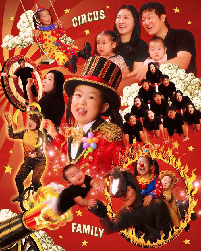 30 Family Portraits By ‘Bora’s Photo Shop’ That Take “Picture-Perfect” To A Whole New Level 30 Family Portraits By ‘Bora’s Photo Shop’ That Take “Picture-Perfect” To A Whole New Level