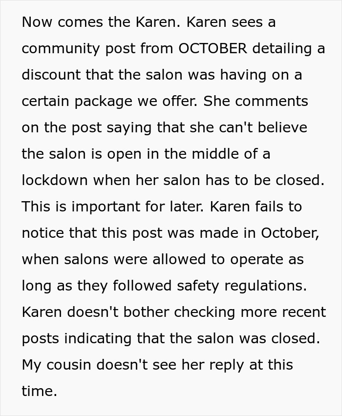 Racist ‘Karen’ Tries To Shut Down Salon, Turns Out She’s The One That Needs To Be Arrested Racist ‘Karen’ Tries To Shut Down Salon, Turns Out She’s The One That Needs To Be Arrested