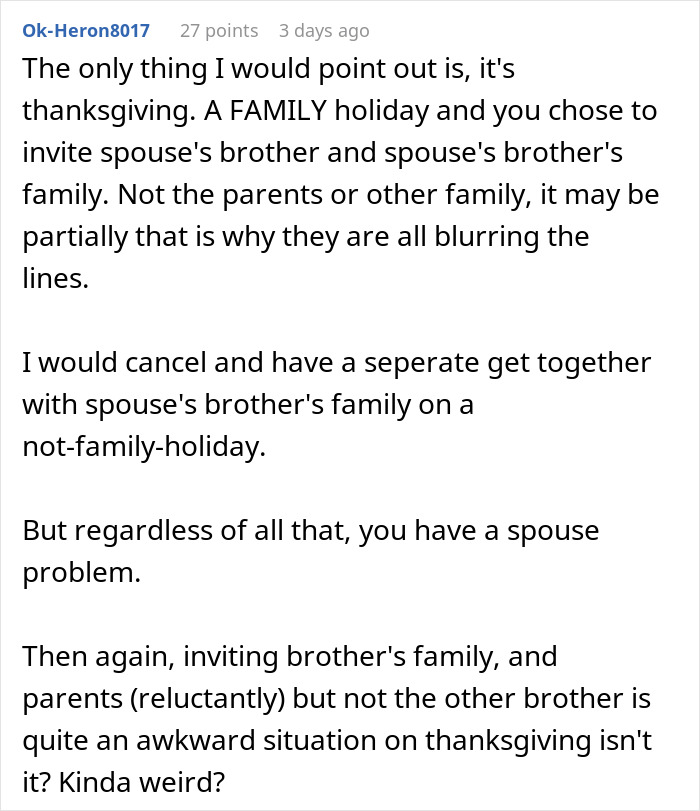 BIL Brings A Different GF To Fam Thanksgiving Every Year, Hosts Tired Of Meeting Strangers Over Turkey BIL Brings A Different GF To Fam Thanksgiving Every Year, Hosts Tired Of Meeting Strangers Over Turkey