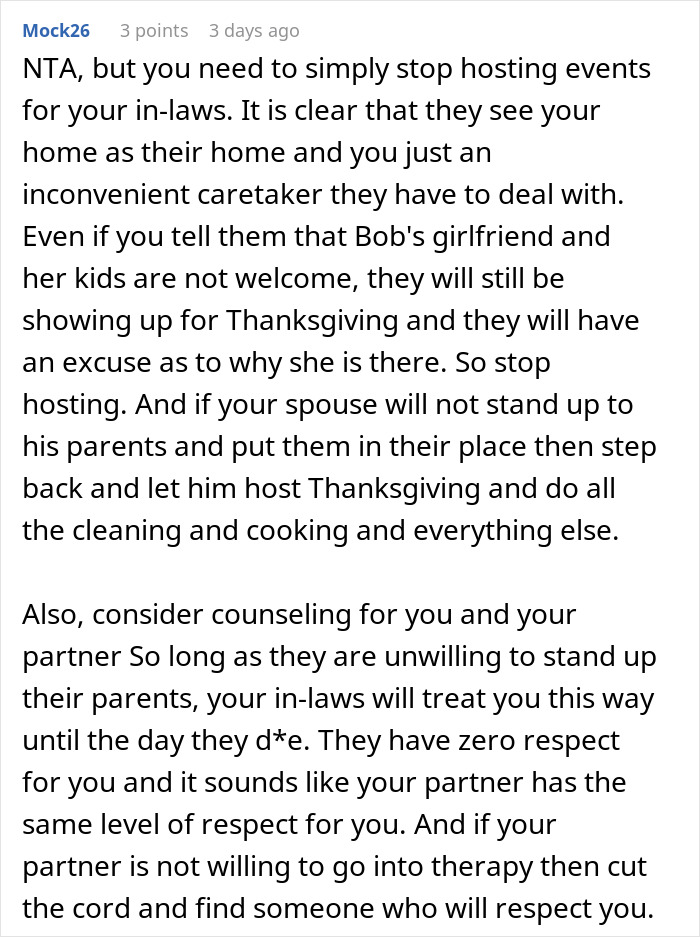 BIL Brings A Different GF To Fam Thanksgiving Every Year, Hosts Tired Of Meeting Strangers Over Turkey BIL Brings A Different GF To Fam Thanksgiving Every Year, Hosts Tired Of Meeting Strangers Over Turkey