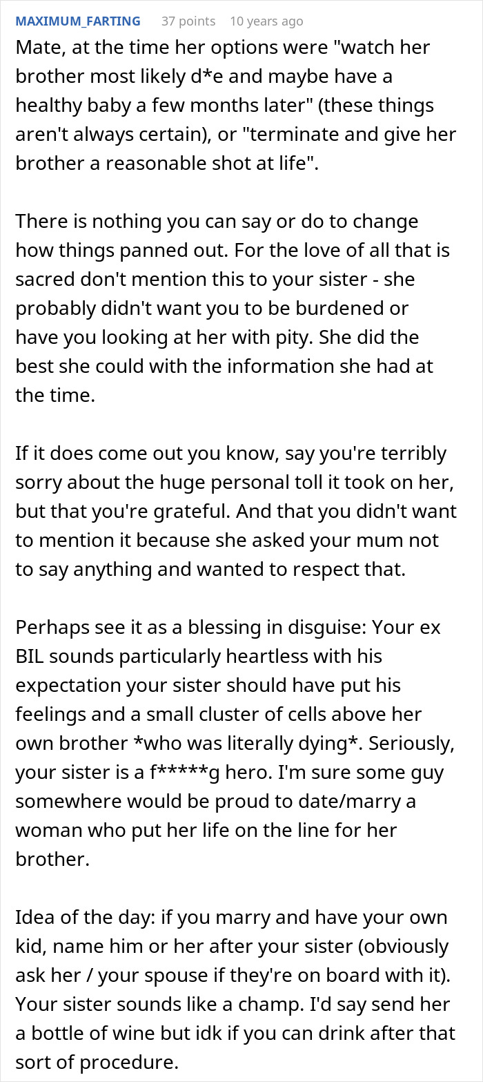 Sister Gives Brother Part Of Her Liver, Years Later He Learns It Cost Her A Baby And A Husband