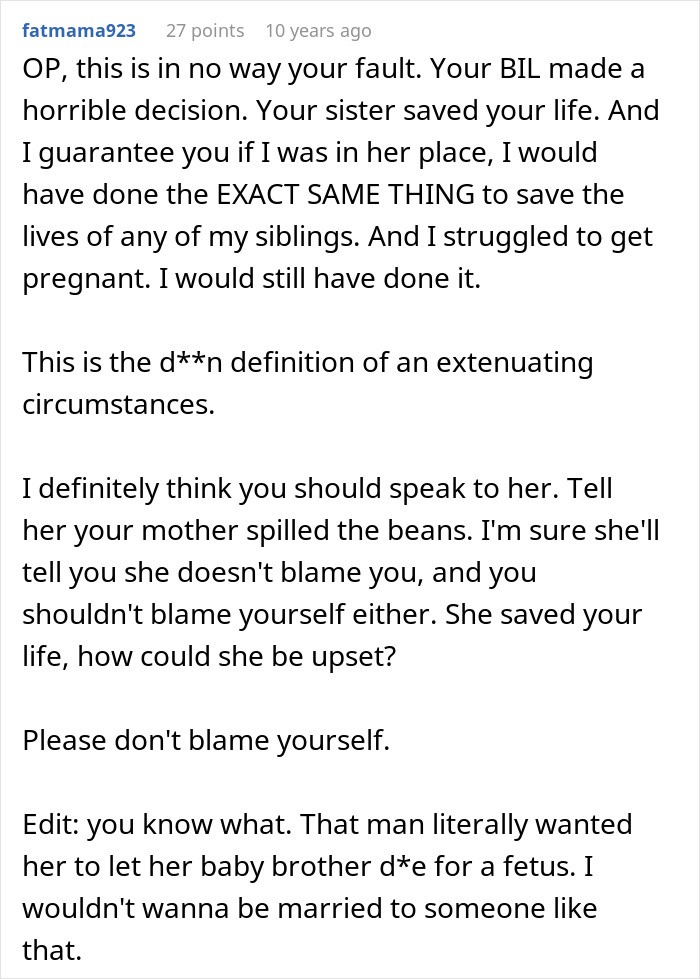 Sister Gives Brother Part Of Her Liver, Years Later He Learns It Cost Her A Baby And A Husband