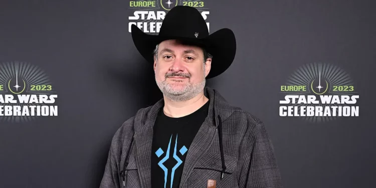 Dave Filoni wearing a hat Dave Filoni wearing a hat