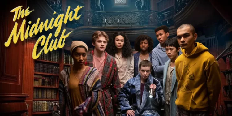 promotional material for the Netflix horror-mystery series The Midnight Club promotional material for the Netflix horror-mystery series The Midnight Club