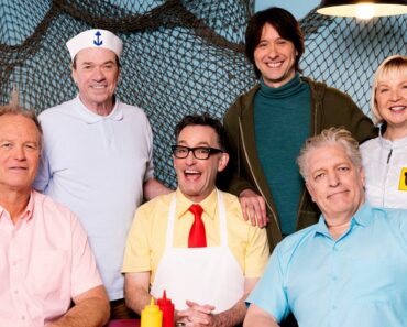 Main cast of the animated show Spongebob squarepants