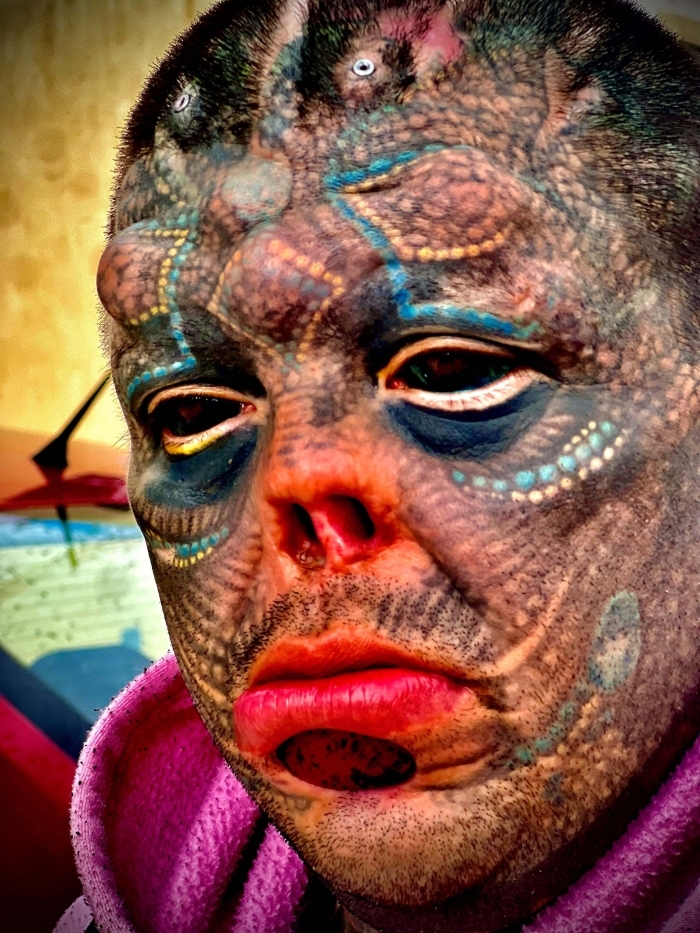 Man Undergoes Extreme Body Modifications&mdash;Including Cutting His Fingers And Nose&mdash;To Become &ldquo;The Amphibian Man&rdquo;