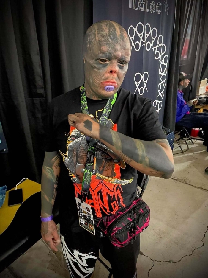 Man Undergoes Extreme Body Modifications&mdash;Including Cutting His Fingers And Nose&mdash;To Become &ldquo;The Amphibian Man&rdquo;