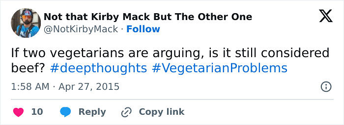 65 Funny Vegetarian Tweets For Those Who Are Tired Of Explaining Their Diet For The 100th Time