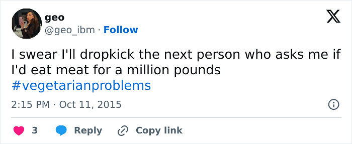 65 Funny Vegetarian Tweets For Those Who Are Tired Of Explaining Their Diet For The 100th Time