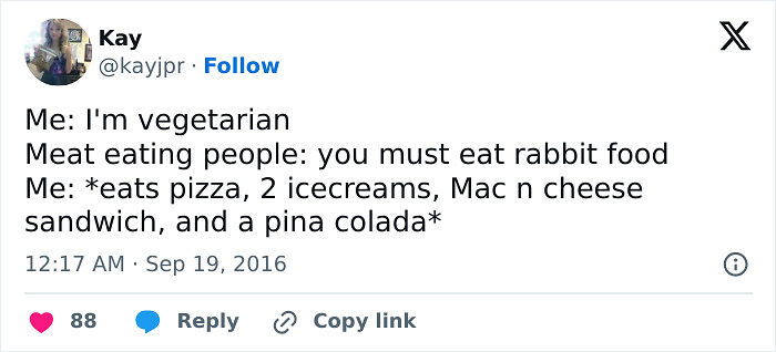65 Funny Vegetarian Tweets For Those Who Are Tired Of Explaining Their Diet For The 100th Time