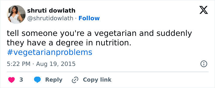 65 Funny Vegetarian Tweets For Those Who Are Tired Of Explaining Their Diet For The 100th Time