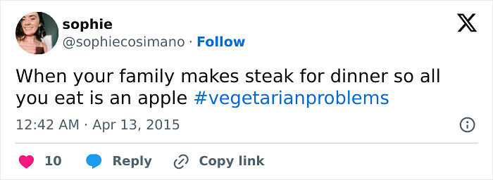 65 Funny Vegetarian Tweets For Those Who Are Tired Of Explaining Their Diet For The 100th Time