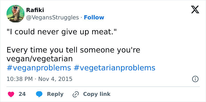 65 Funny Vegetarian Tweets For Those Who Are Tired Of Explaining Their Diet For The 100th Time