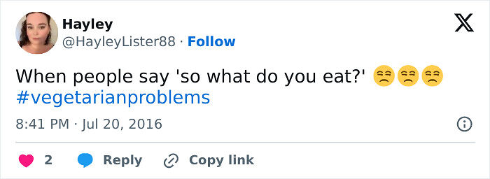 65 Funny Vegetarian Tweets For Those Who Are Tired Of Explaining Their Diet For The 100th Time