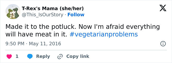 65 Funny Vegetarian Tweets For Those Who Are Tired Of Explaining Their Diet For The 100th Time