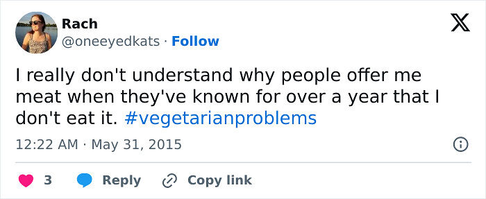 65 Funny Vegetarian Tweets For Those Who Are Tired Of Explaining Their Diet For The 100th Time