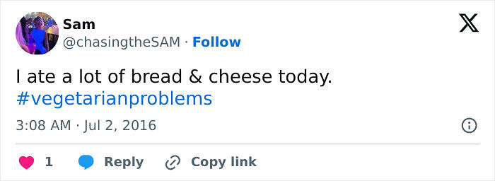 65 Funny Vegetarian Tweets For Those Who Are Tired Of Explaining Their Diet For The 100th Time