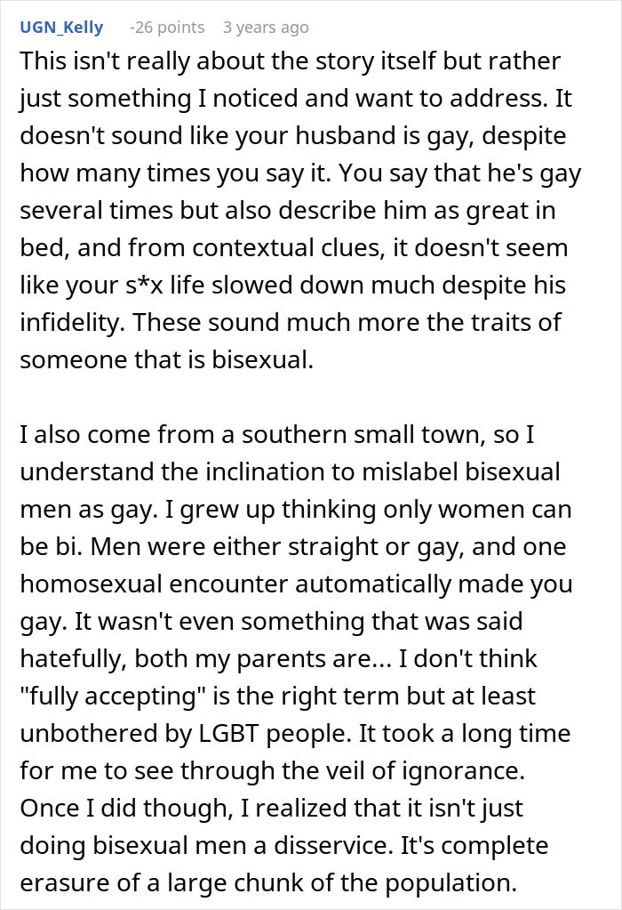 Wife Realizes Husband Is Cheating With Men, Doesn’t Do Anything About It Until He Takes It Too Far Wife Realizes Husband Is Cheating With Men, Doesn’t Do Anything About It Until He Takes It Too Far