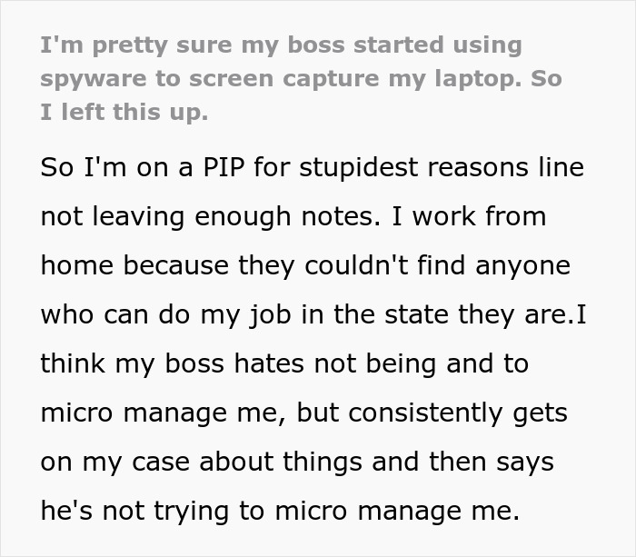 Employee Suspects Boss Is Screenshotting Their Laptop After Noticing Suspicious Blinks, Has Fun With It