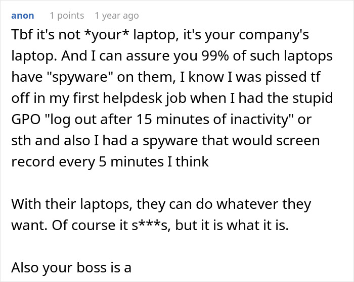 Employee Suspects Boss Is Screenshotting Their Laptop After Noticing Suspicious Blinks, Has Fun With It