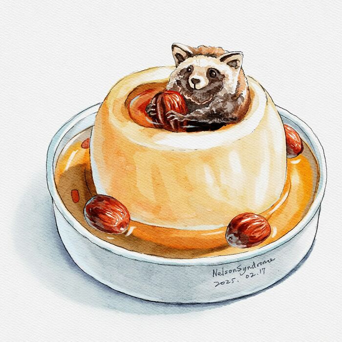 63 Illustrations By Nelson Syndrome That Turn Famous Paintings Into Animal-Filled Parodies