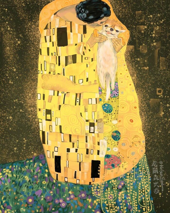 63 Illustrations By Nelson Syndrome That Turn Famous Paintings Into Animal-Filled Parodies