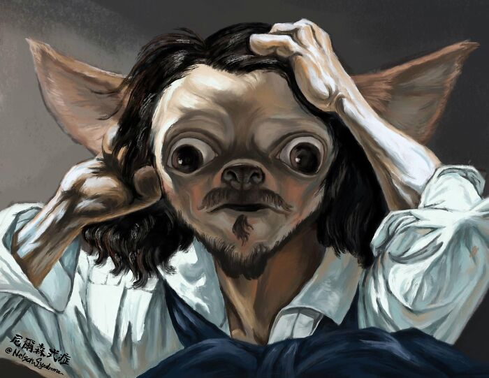63 Illustrations By Nelson Syndrome That Turn Famous Paintings Into Animal-Filled Parodies
