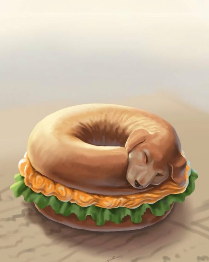 63 Illustrations By Nelson Syndrome That Turn Famous Paintings Into Animal-Filled Parodies