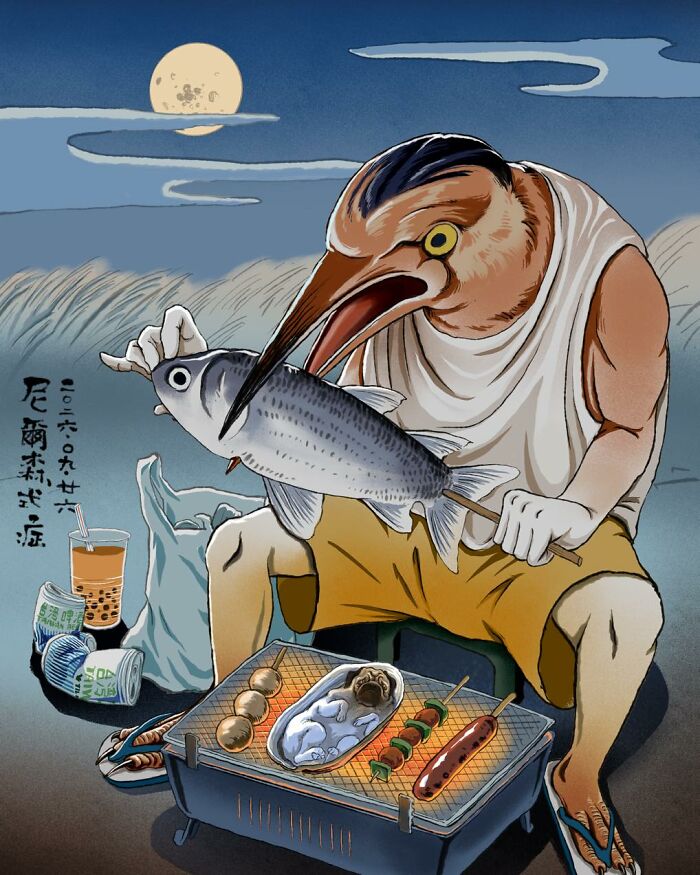 63 Illustrations By Nelson Syndrome That Turn Famous Paintings Into Animal-Filled Parodies