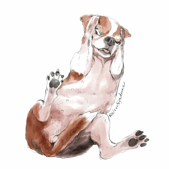 63 Illustrations By Nelson Syndrome That Turn Famous Paintings Into Animal-Filled Parodies